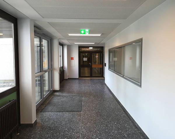 Neuer Eingangsbereich Amtsgericht Bitburg